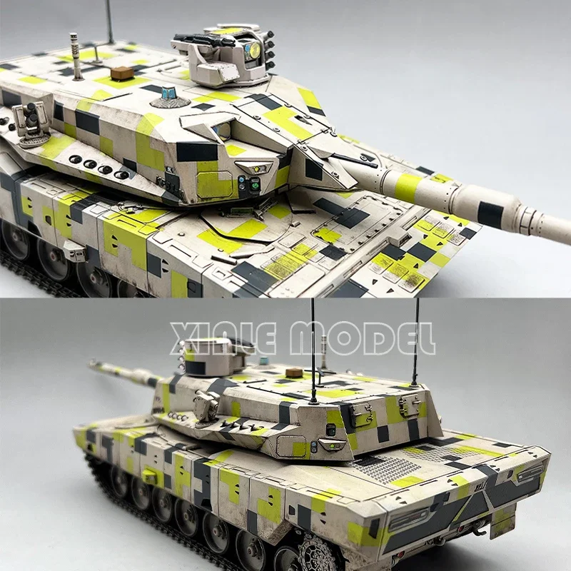 งานอดิเรกที่น่าขบขันประกอบของเล่น DIY ชุด 35A065 KF51U Panther 4th Generation รถถัง 1/35