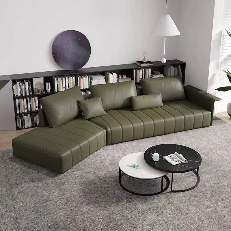 

Minimalist piano keys sofa modern minimalist living room large apartment corner combination