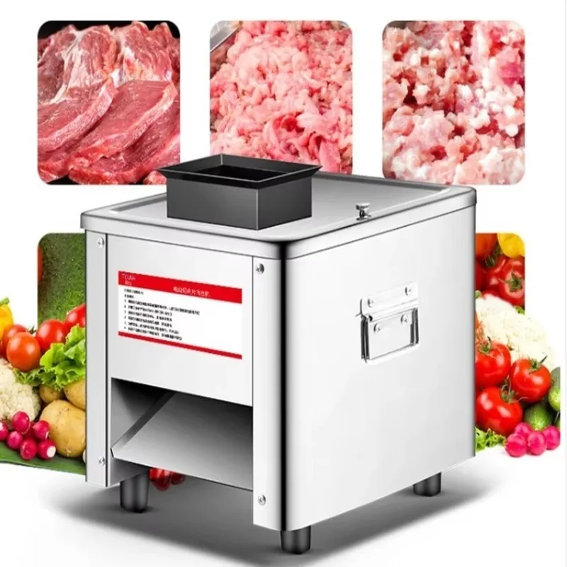 Commercial Stainless Steel Automatic Meat Cutting and Mince Machine for Household Electric New Condition