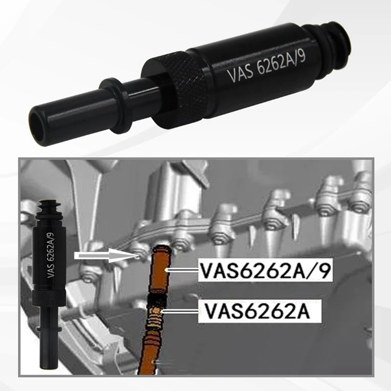 VAS6262-9 7-kecepatan Transmisi Basah Filler Fitting Transmisi Filler Fitting Filling Adapter untuk VW 0CK 0B5 MTF