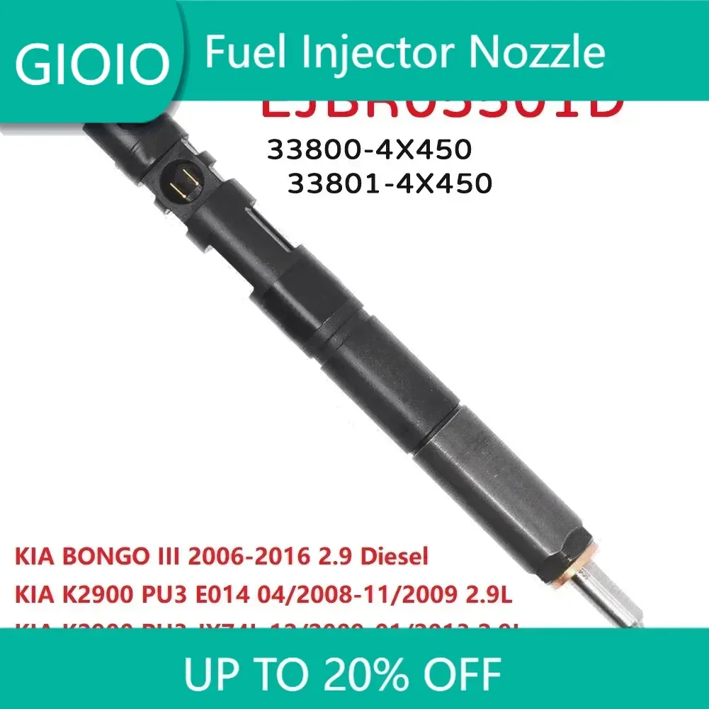 

EJBR05501D 33800-4X450 33801-4X450 New Diesel Fuel Injector Nozzle For Hyundai / KIA BONGO 3 K2900 2.9L