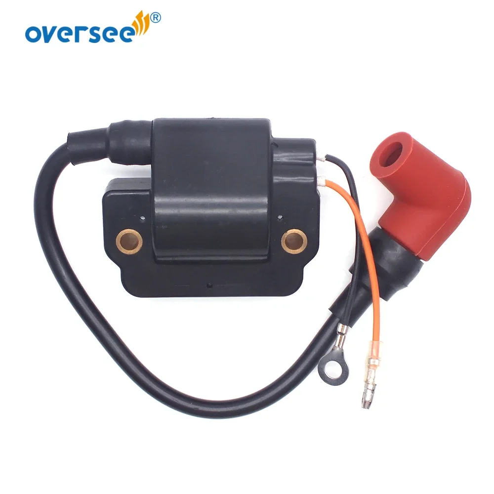 6E5-85570 Ignition Coil For Yamaha Outboard Parts 115HP 2 Stroke 3 CYL  6E5-85570-11 6E5-85570-00 inclued the spark plug cap