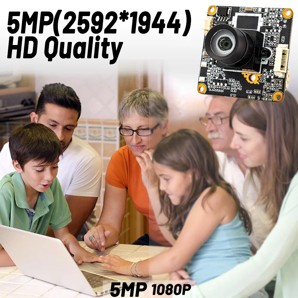 كاميرا IMX335 5MP IP 2592*1944 30FPS IMX335 مستشعر بدون تشويه عدسة تدعم Onvif RTSP RTMP دفع بث الفيديو إلى YouTube #2