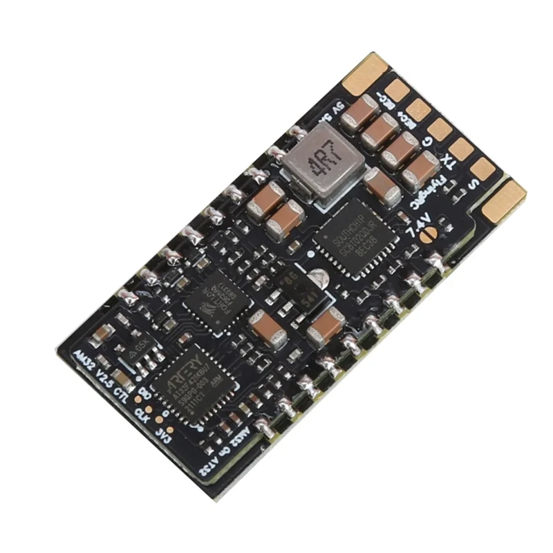 A05G-AM32 ESC V2.5 75A Бесщеточный ESC с одним корпусом, золотой герметичный радиоуправляемый автомобиль ESC для радиоуправляемого дрона, самолета, радиоуправляемого гусеничного автомобиля