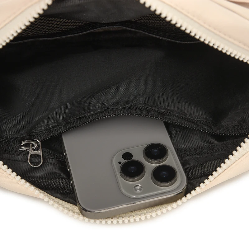 New Lightweight Men Shoulder Bag Adjustable Strap Hands-Free Crossbody Bag Multi-pocket Unisex Underarm Bag Daily Use 6