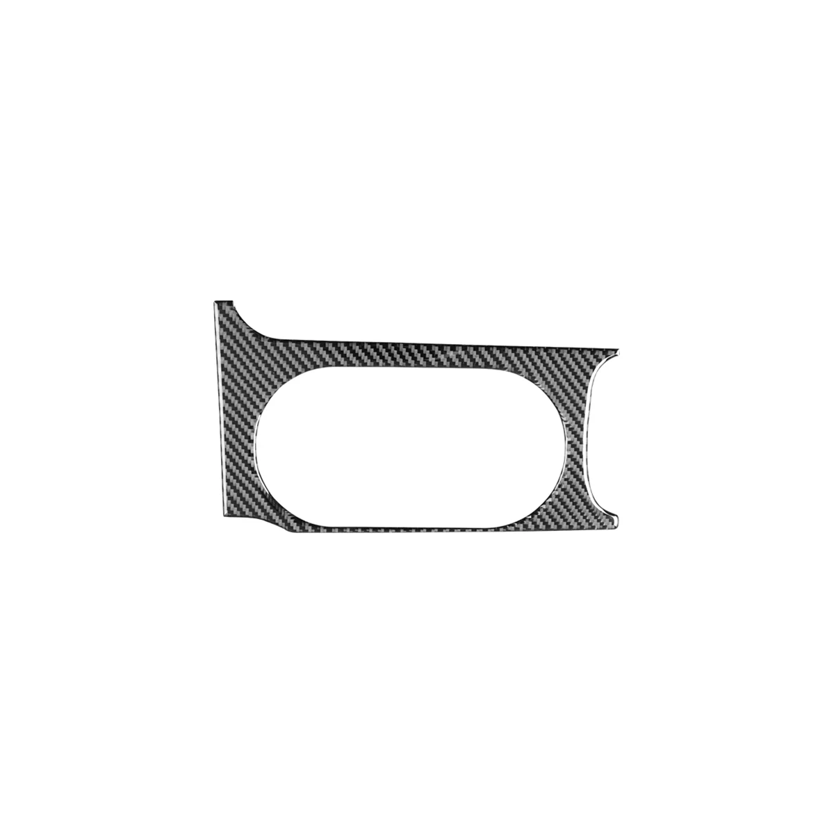 For Toyota Celica 2000-2005 Soft Carbon Fiber Central Control Cup Holder Cover Trim Sticker Accessories