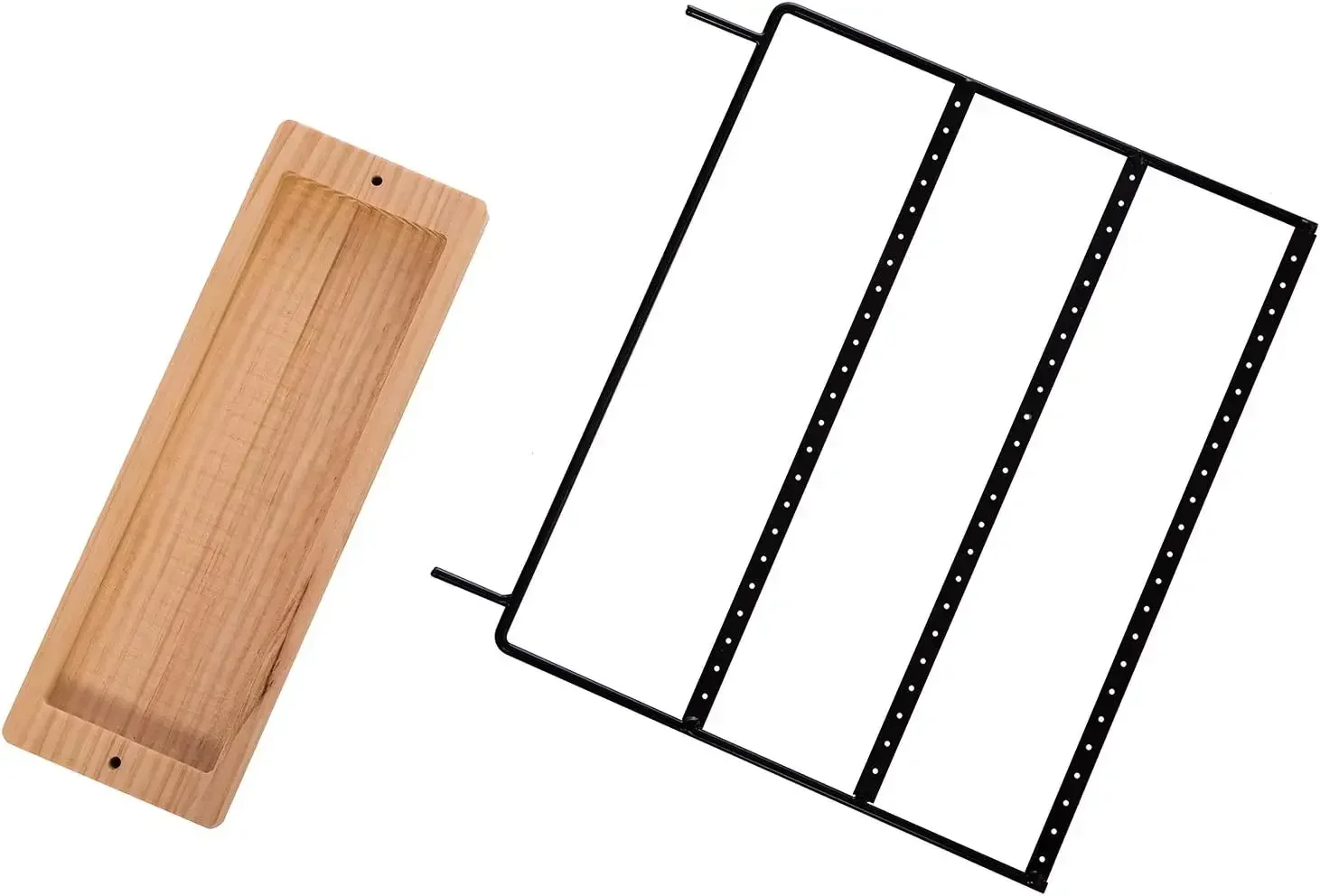 Earring Holder Stand 3-Tier 69 Holes Earring Organizer Stand Display with Wooden Storage Tray Desktop Bracelet Jewelry Holder image 5