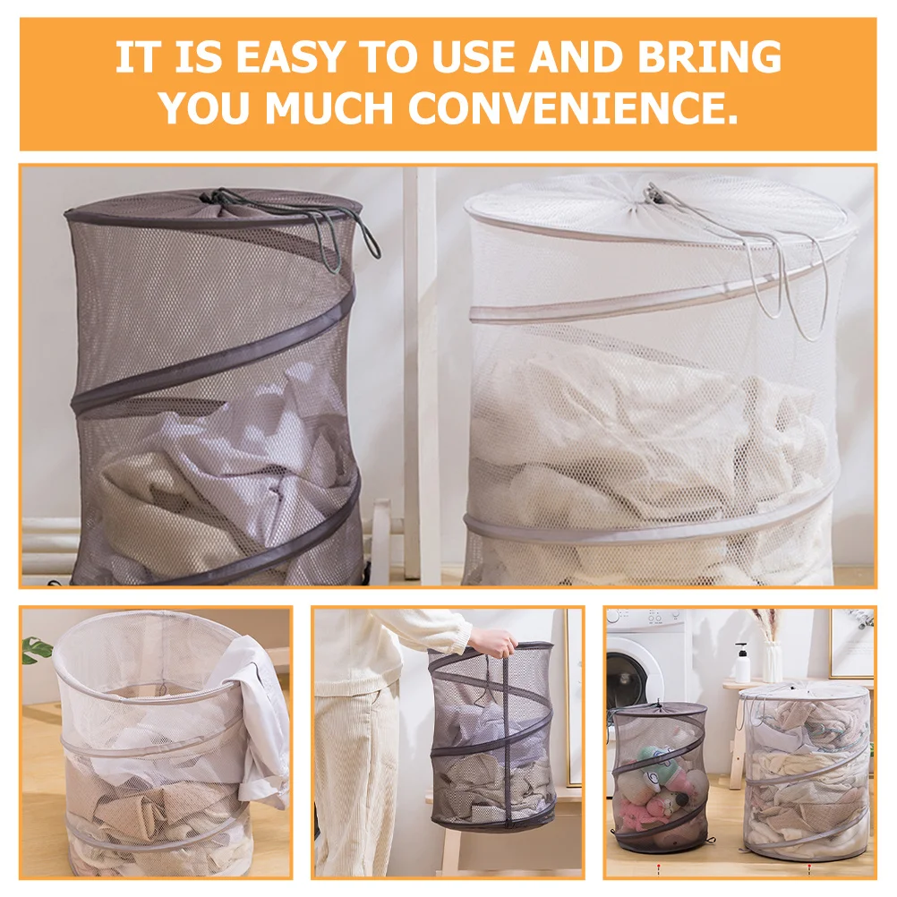 

Household Dirty Clothes Basket Foldable Large Laundry Storage Basket Sundries Organizer Home Storage Container