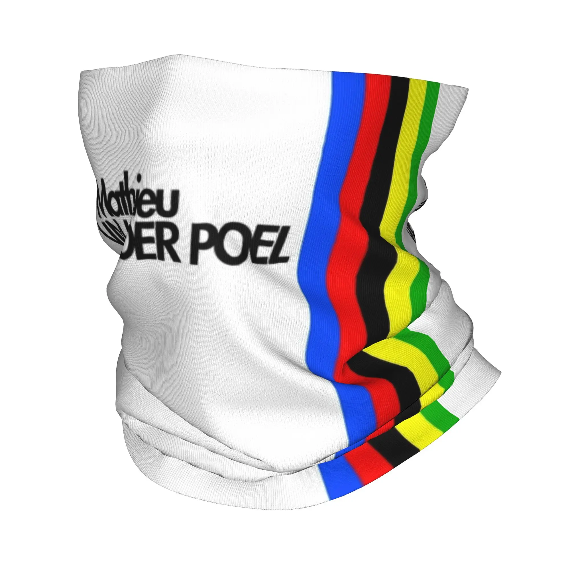 Benutzerdefinierte MVDP Van Winter Stirnband Halswärmer Damen Herren Ski Camping Schlauchschal Weltmeister Fan Art Radfahrer Gesicht Bandana Gamasche
