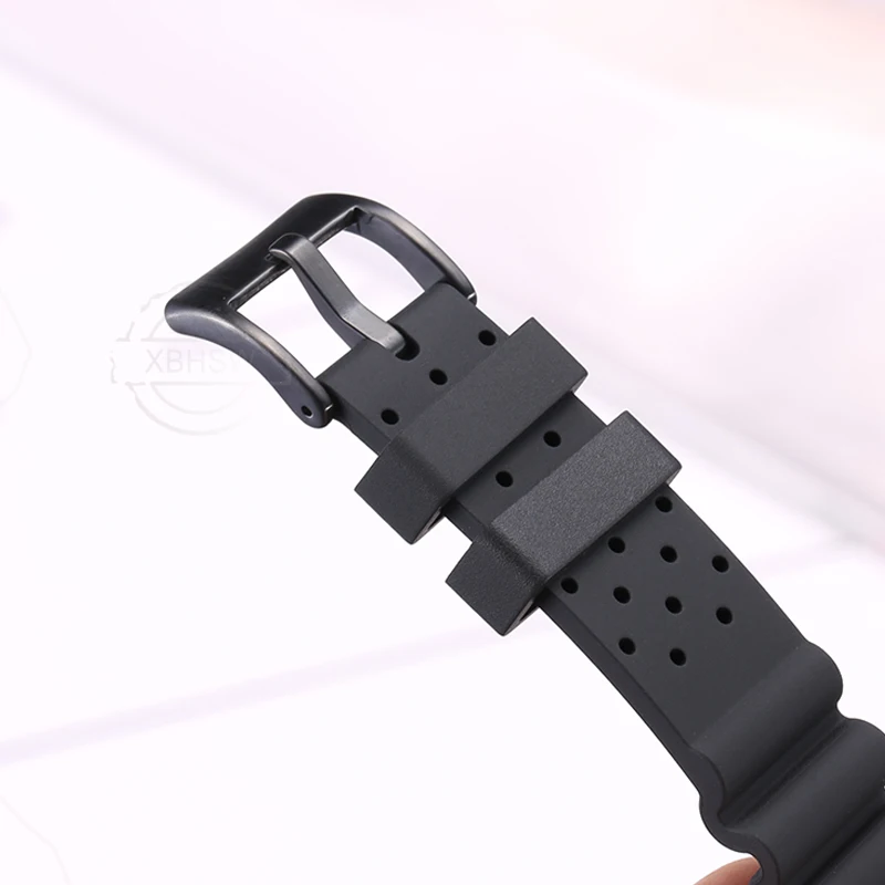 20 22 24mm Silicone WatchBand For Citizen ND Limits Diver Water Ghost Watch Accessories Sports Waterproof Replacement Strap