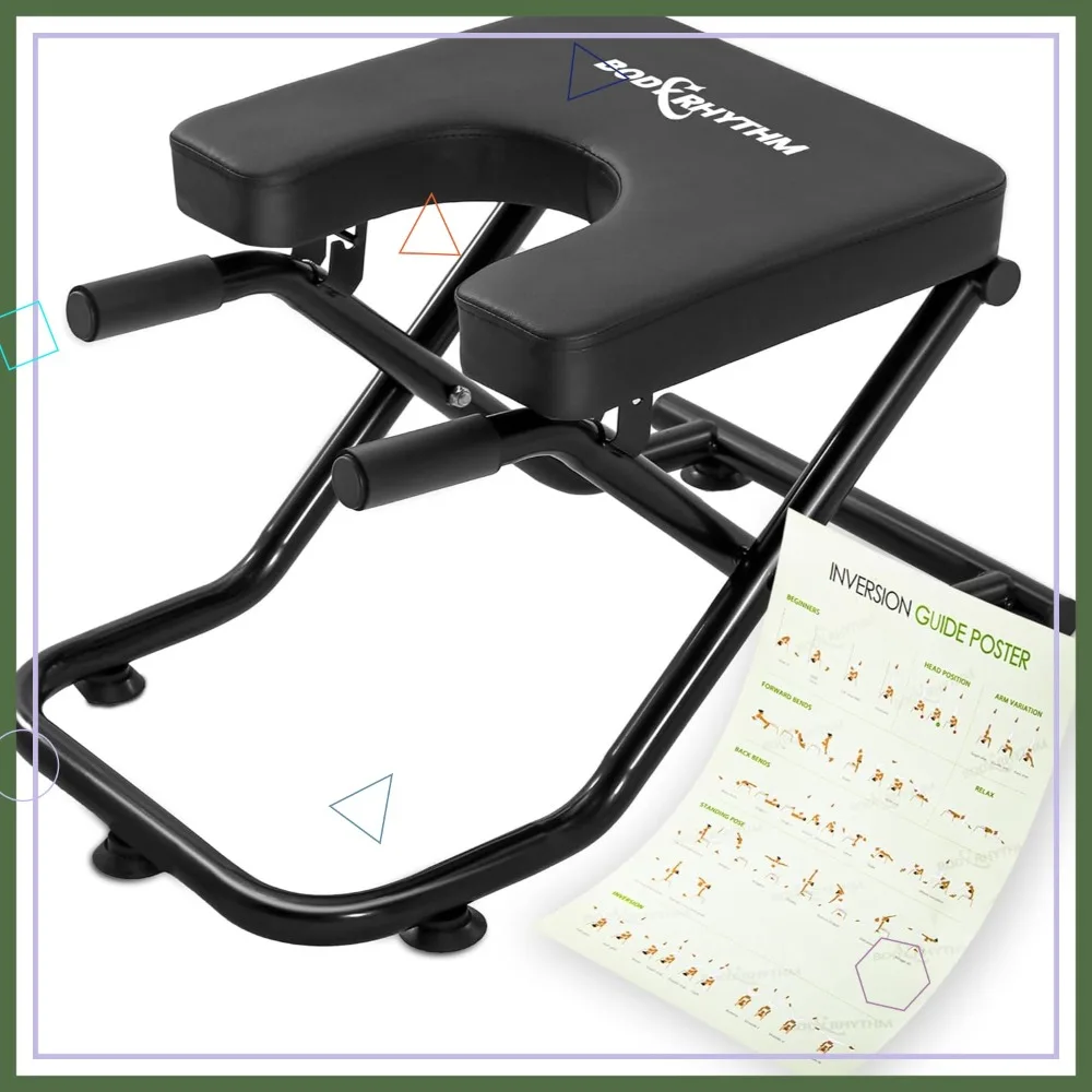 

Foldable Yoga Headstand Bench for Inversion Training, Home Workout