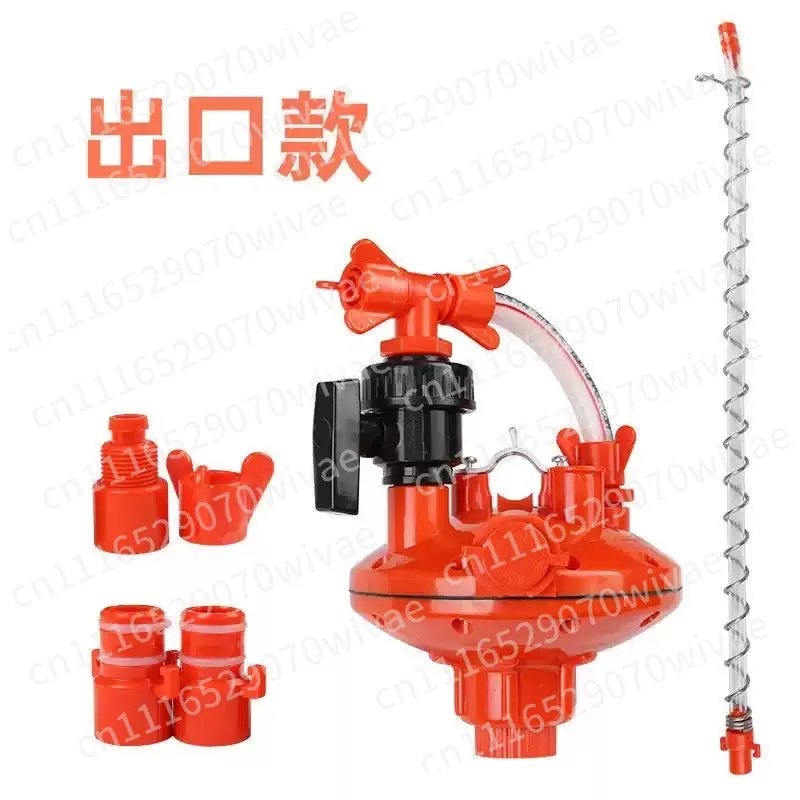 Water line pressure reducing valve, pressure regulator for chicken and duck drinking water system, chicken house pressure