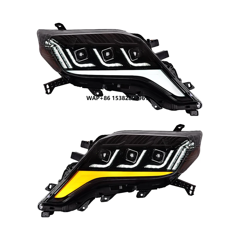 

YU GUANG for Land Cruiser Prado 150 J150 Headlight 2014 2017 Front Light Upgrade Led Lamps DRL Auto Part Head Lamp