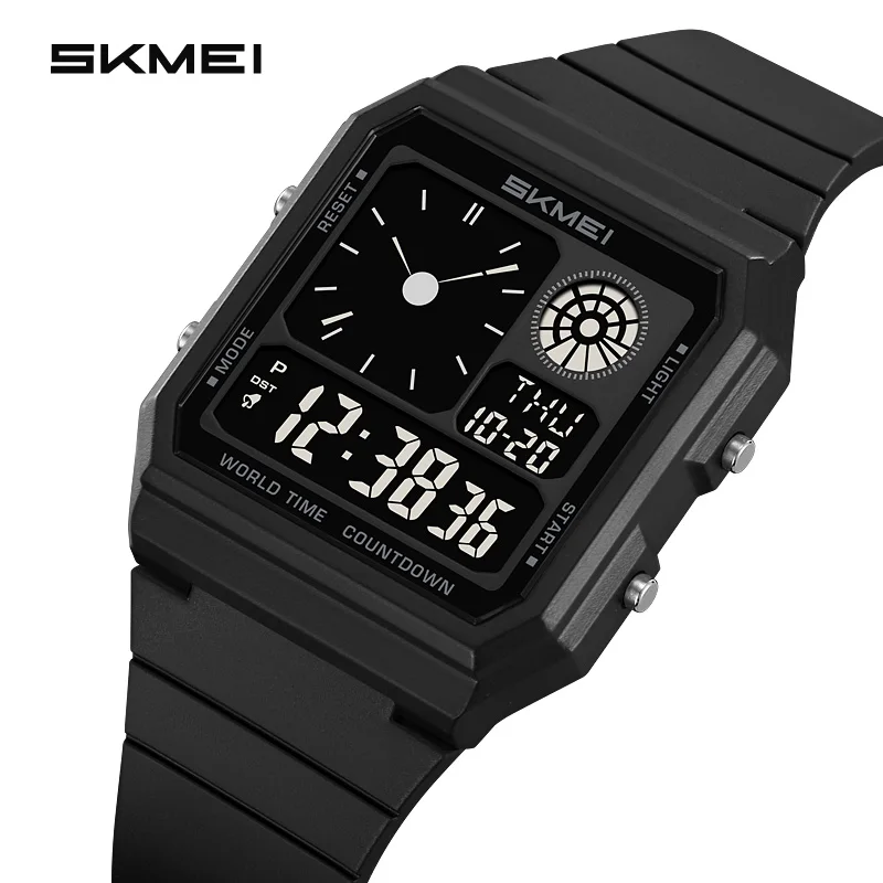 SKMEI 2347 Fashion Sports Summer Time Male Female Students Waterproof Outdoor Simulated Pointer Electronic Watch Reloj Hombre