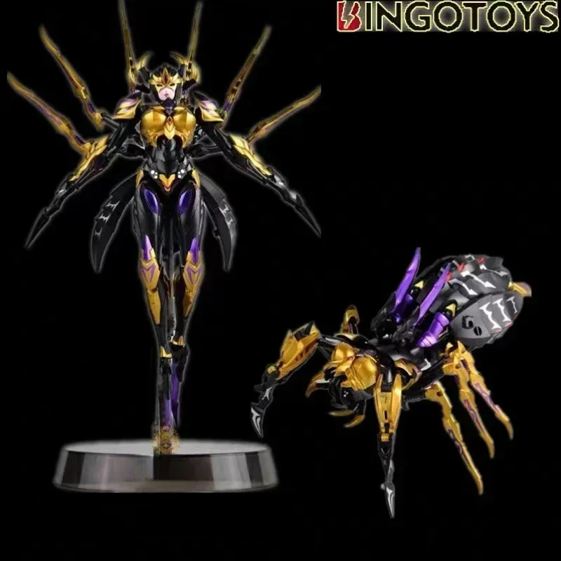 

IN STOCK Bingotoys BT-04 Spider Girl Blackarachnid Transformation BT04 Movable Joint Deformable Mobile Suit Girl Action Figure