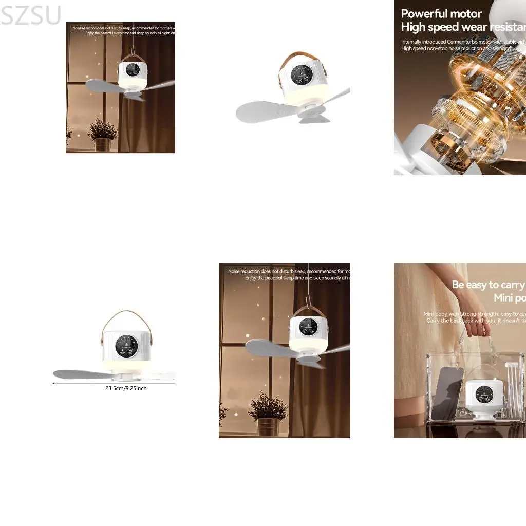 

Вентилятор палатки лампы SZSU USB для кемпинга на открытом воздухе и использования в общежитии, 4 уровня скорости