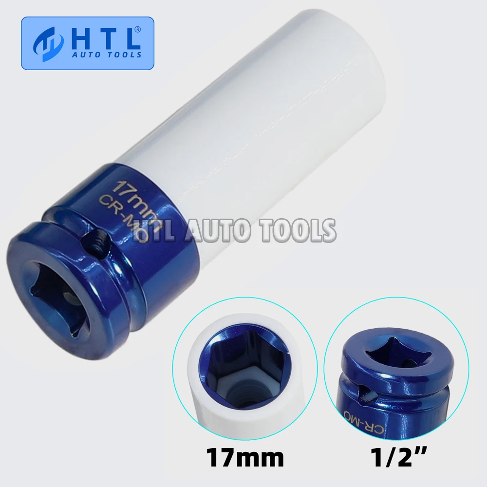 Tuerca antirrobo de bloqueo de rueda, tuerca de extracción de llave, adaptador de enchufe para Volkswagen, AUDI, 1/2 pulgadas (12,7mm), 23 unidades