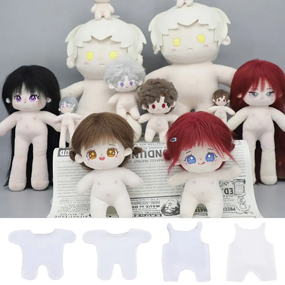 10/12/15/20/30cm Doll Undercoat Elastic Casual Wear Overall Clothes Fishion Toys Accessories for Stuffed Cotton Dolls
