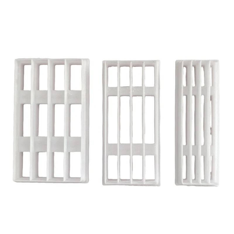 

3Pcs Geometric Gridded Clay Cutter Clay Molds for Clay Earrings Jewelry Making Dropship