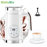 BioloMix  5-in-1 Upgraded LED Touch Screen Milk Frother for Hot And Cold Foam Maker