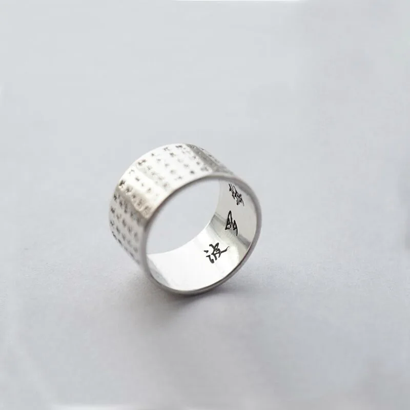 Punk Cool Hip Pop Letter Rings for Women Adjustable Open Finger Rings Man Party Gift 2023