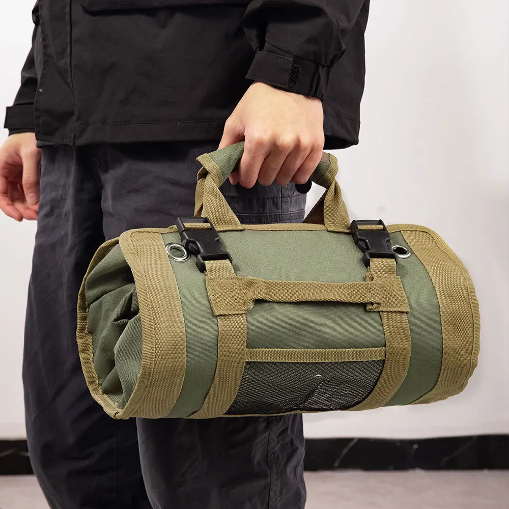Hardware Tools Storage Bag, Roller Portable Electrician Bag Car Suspension Storage Bag Car Toolkit