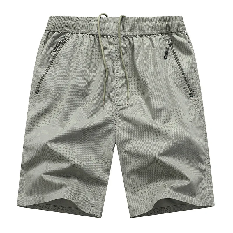 

Летние хлопковые повседневные эластичные шорты на шнурке для мужчин, тонкие уличные короткие брюки с пятью точками