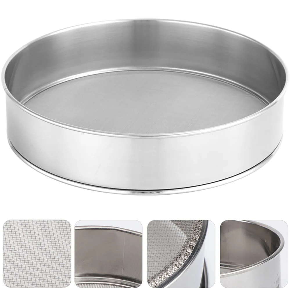 

Flour Sieve Tool for Baking Hand Sifter Stainless Steel Kitchen Multi Functional Sieving
