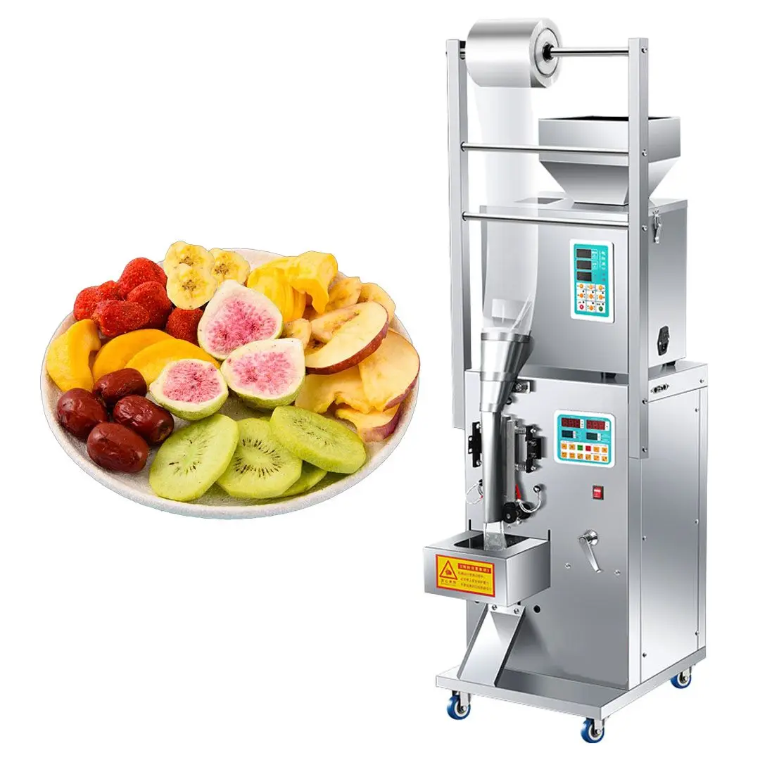 Vertical Packaging Machine Visual Operation Panel for Dried Berry Bag Packing Machine for Fruit Processing Workshop