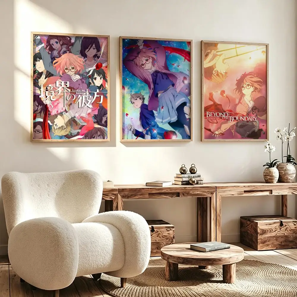 Modern Aesthetic Wall Art Poster anime Beyond the Boundary Poster for Office Home Decor Interior Large Wall Picture Print