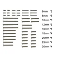 6-30mm silver flat