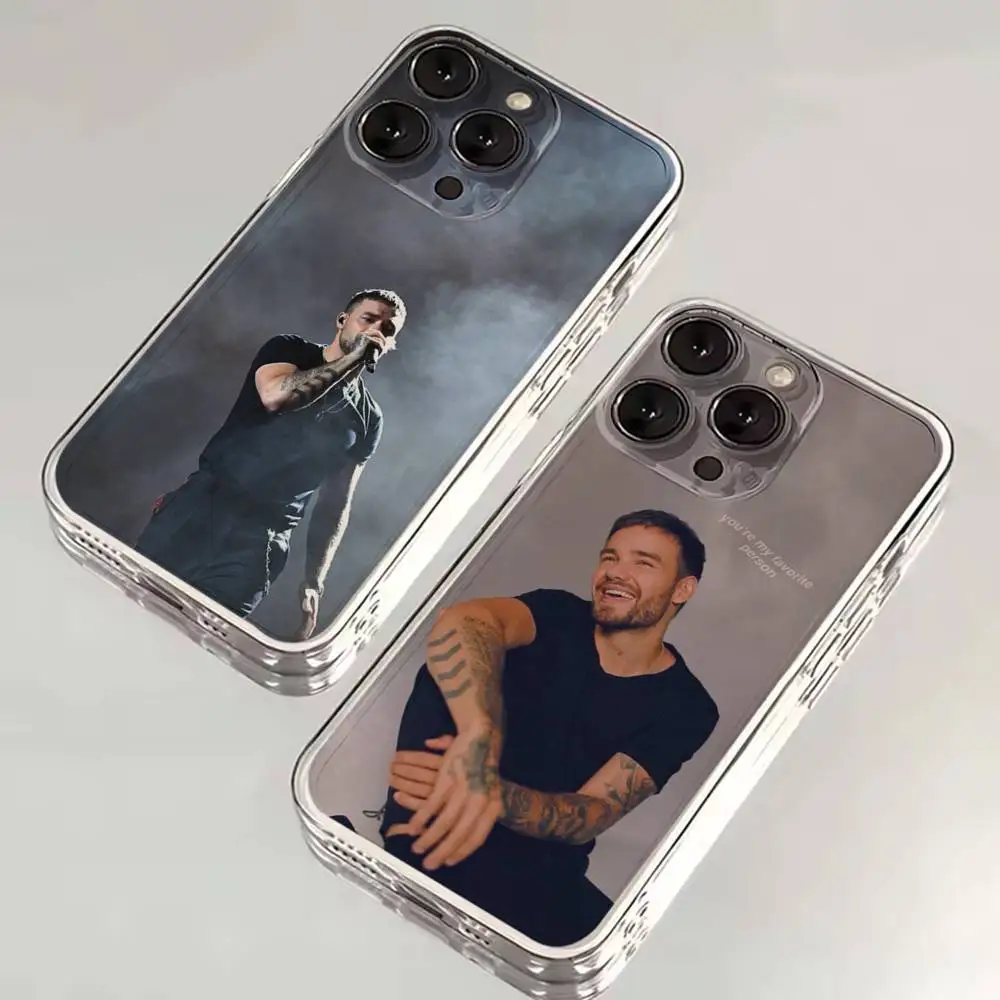 

L-Liam Singer Payne Phone Case For iPhone 16,15,14,13,12,11,17 Pro,Max,Plus,X,XS,XR,SE,Mini Transparent Soft Cover