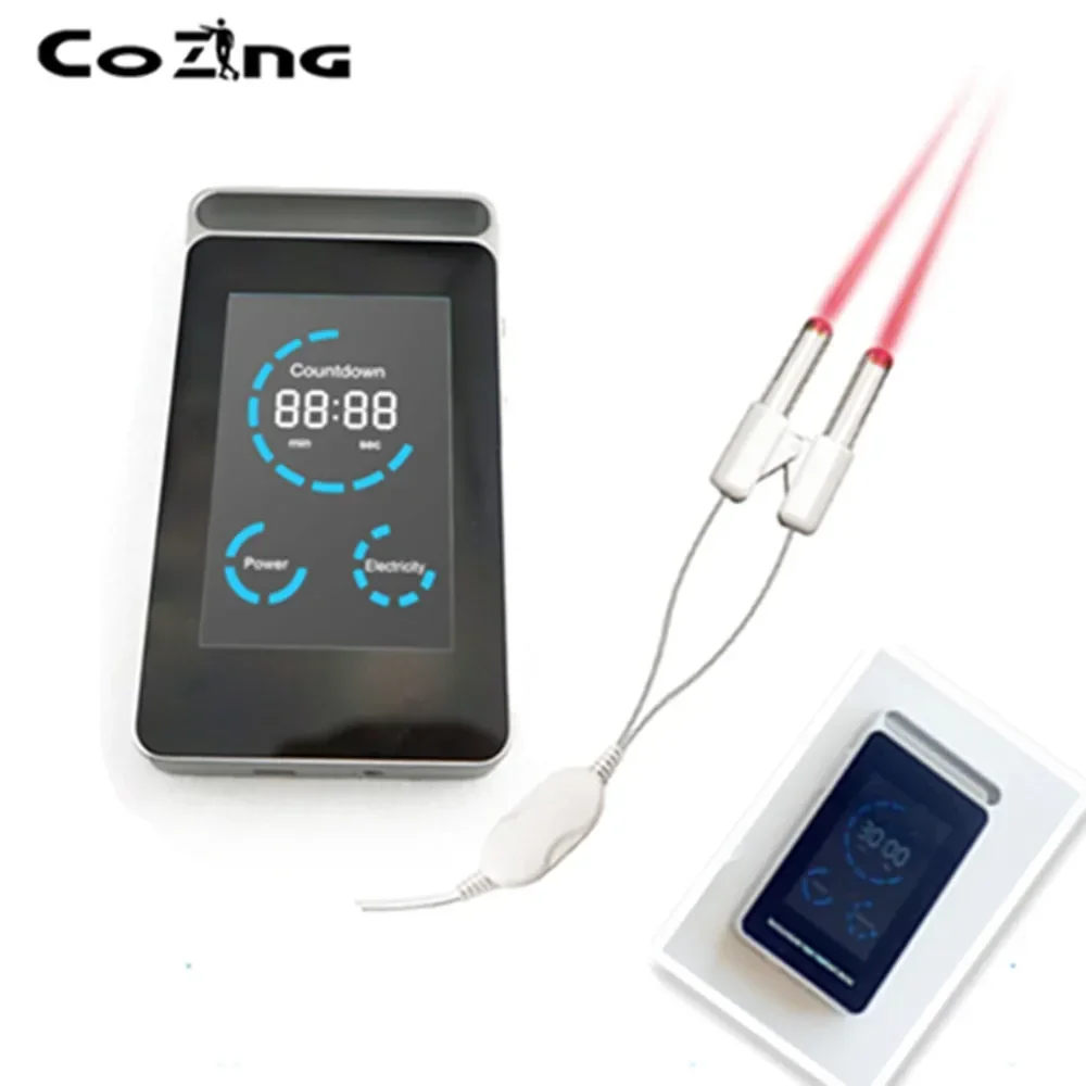 Laser Diodes 650nm Light Therapy Instrument Effective in Drug Addiction Treatment Medical Clinical CE Proved