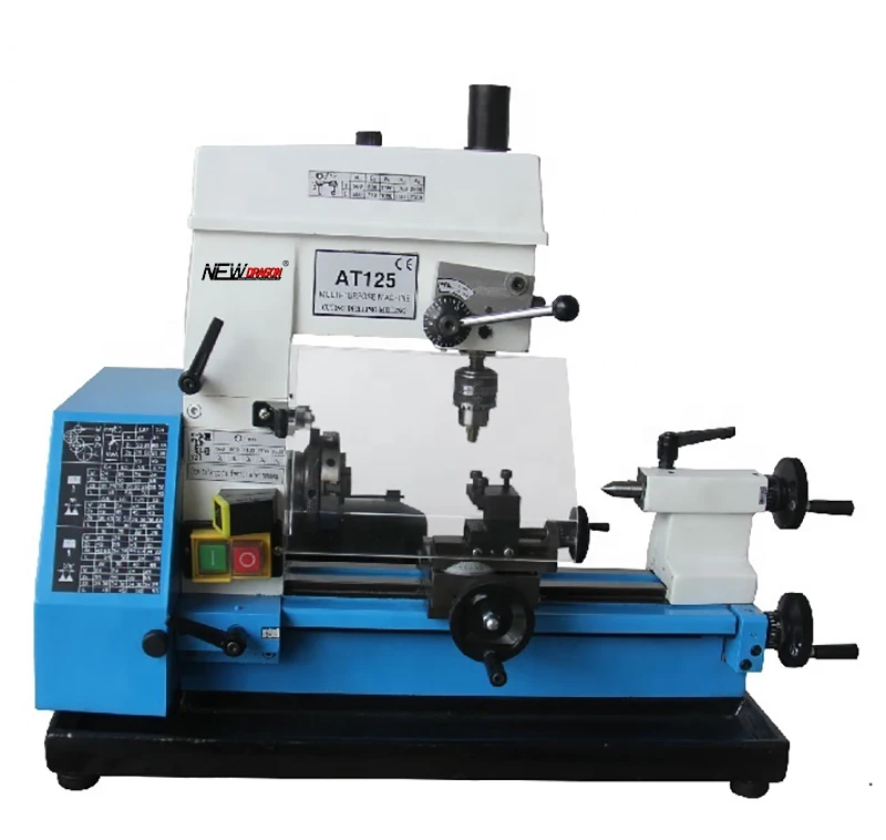 

3 in 1 Mill Drill Combo AT125 Mini Hobby Lathe hine for Hobby Users