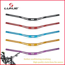 MTB Handlebar Aluminum Alloy Bicycle Handlebar for Road Mountain Bike Handlebar 31.8mm*650/720/780mm Steering Wheel for Bicycle