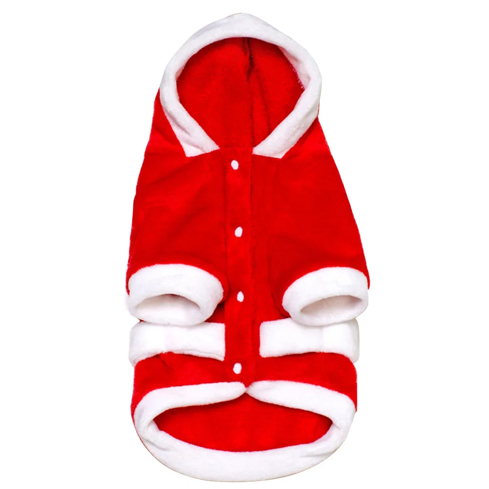

Pet Dog Clothes Hooded Costume for Christmas Clothing Winter Costumes Small Dog's