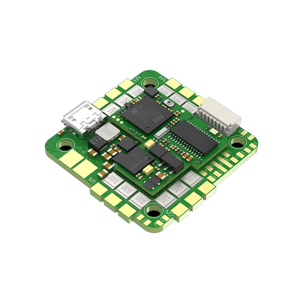 IFlight-Carte Contrôleur de Vol/ESC pour Drone FPV, BLITZ Whoop F7 2-6S 55A AIO V1.1 DJI O3 avec Modèle de Montage 25.5x25.5mm