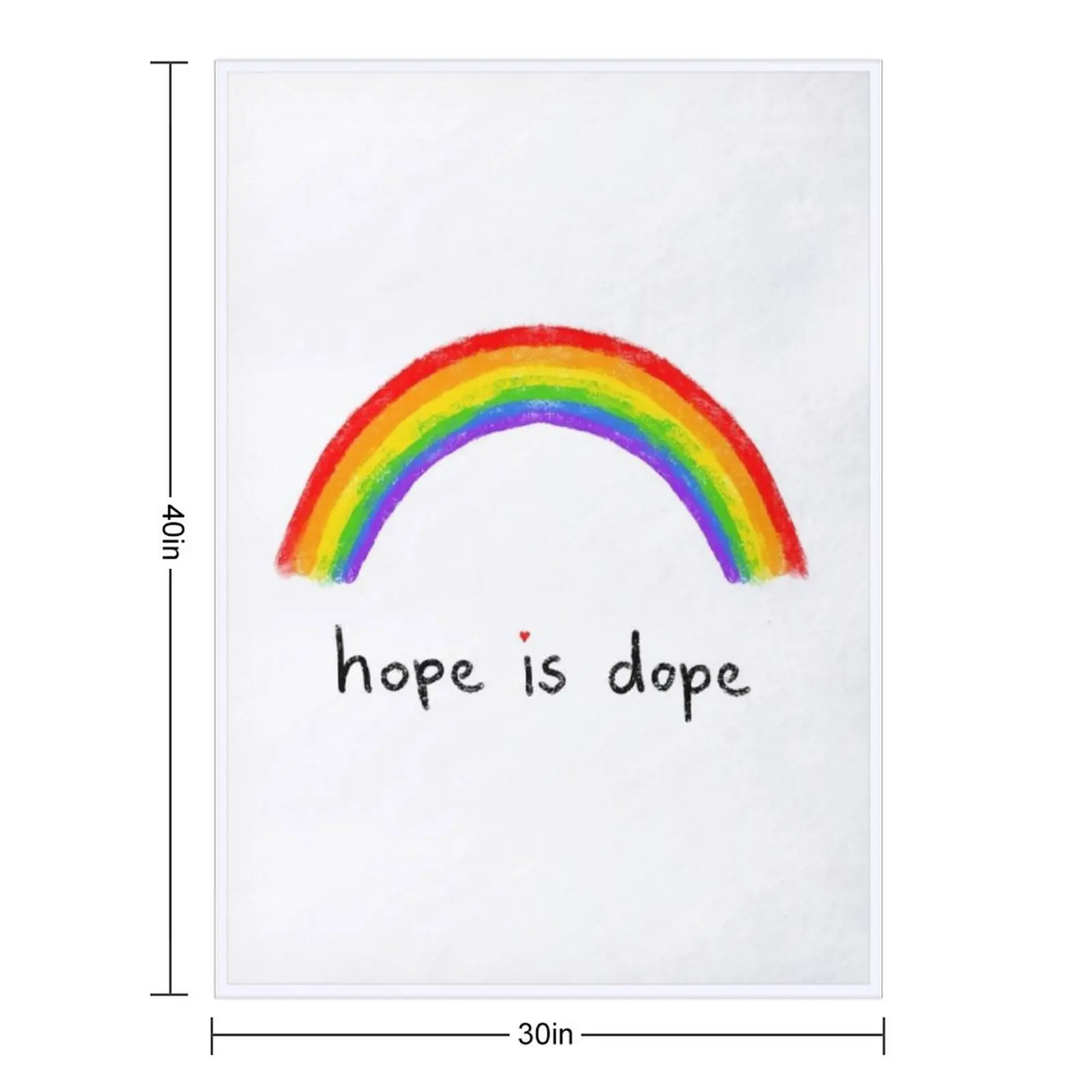 hope is dope Throw Blanket Plaid Heavy Cute blankets ands Decorative Sofa Soft Beds Blankets