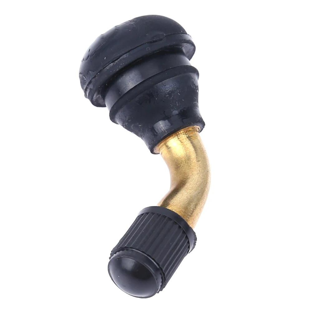 6/2pcs Rubber Brass Motorcycle Tubeless Tyre Valve Stems PVR70 60 50 Valve Stems Tubeless Tyre For Electric Scooter Bike