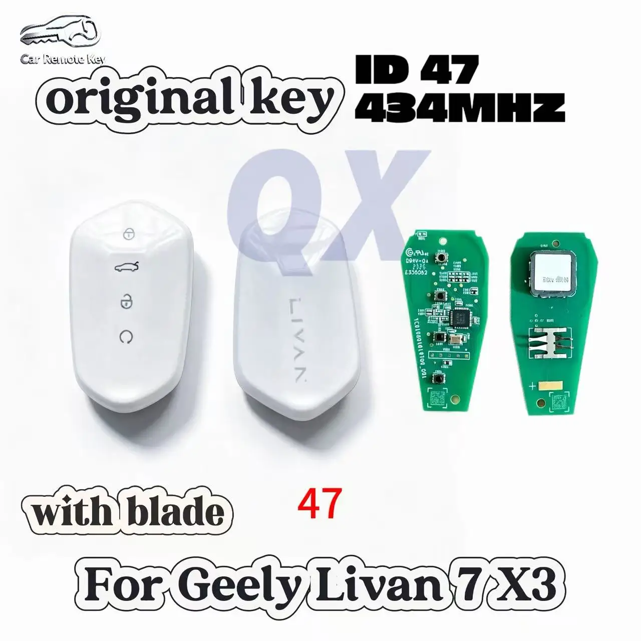 Original Smart Remote Key For Geely Livan 7 X3 5
