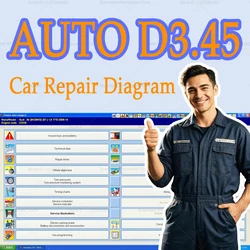 Diagnostic Tools Software 2025 Hot Sale Auto Data 3.45 Data Atris Stakis 2018.01V only English CD USB car
