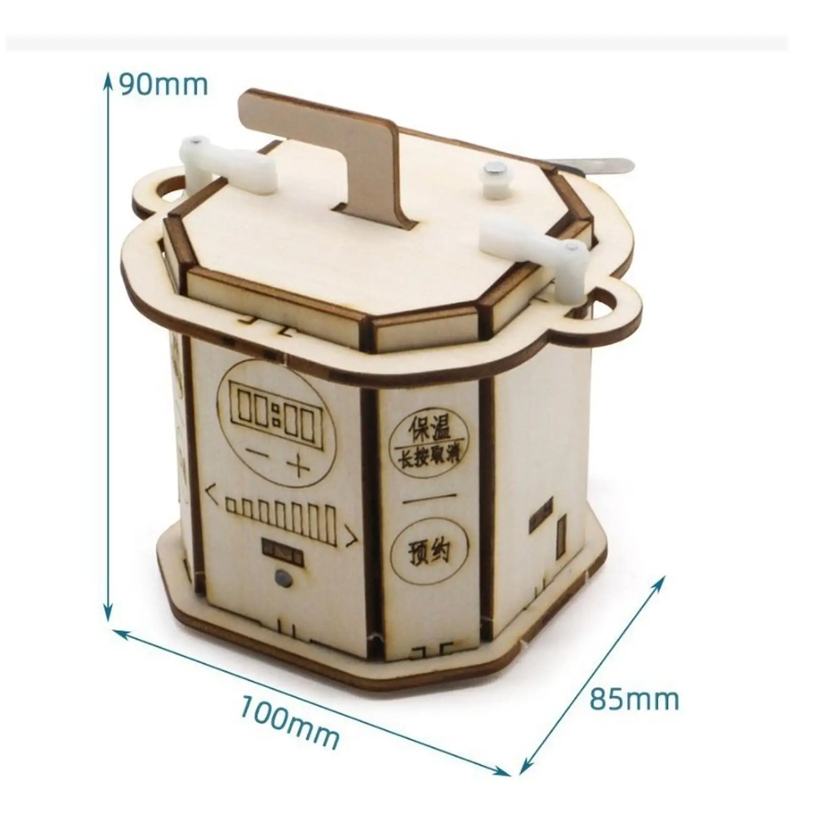 Wooden Building Block Kit DIY Science Toys for School Secondary Children