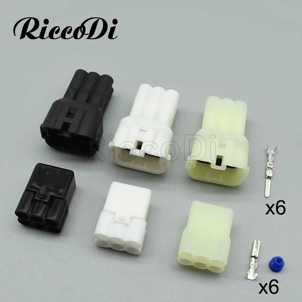 5/10/20 juegos sumimo 6 Pin 6189-6171 6180-6181 HM 090 hembra y macho conector para motocicleta conector eléctrico apto para Toyota