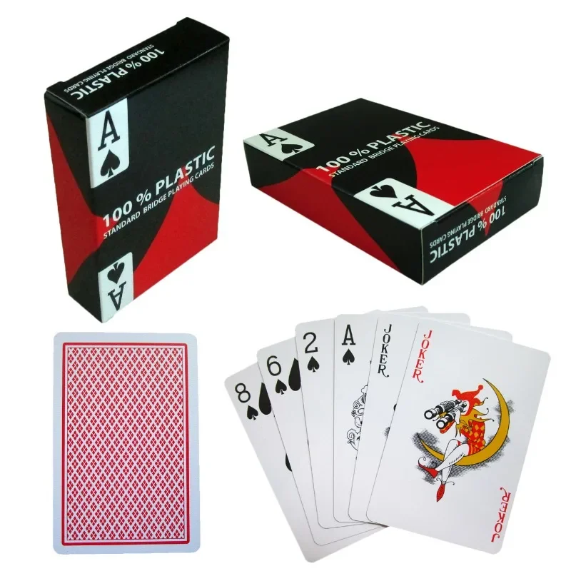 1Pcs/Lot Top Grade Waterproof Plastic Playing Pokers Pack Game Cards Magic Card Gift Collection Family Table Bridge Board Game