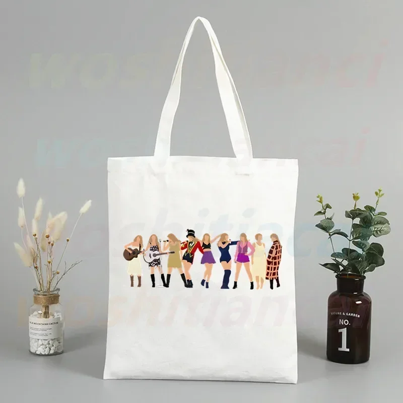 حقيبة تسوق نسائية من Taylor صديقة للبيئة قابلة لإعادة الاستخدام حقيبة يد نسائية حقيبة يد جامعية حقيبة كتف كبيرة للسيدات للمتسوقين