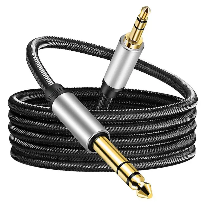 

3.5mm To 6.35mm Adapter Aux Cable For Audio Mixer Amplifier 3.5 Jack To 6.5 Jack TRS Bidirectional Stereo Stereo Audio Cable