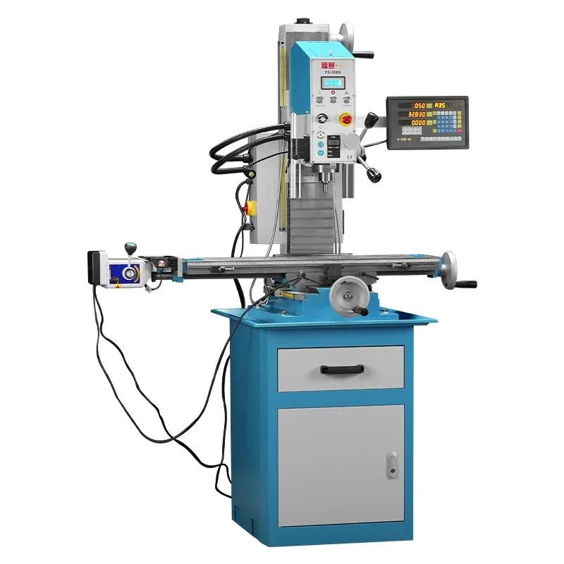 1500 W Forsythe FS-308X Conventional Automatic Variable Speed Digital Display Wood Metal Feed Drilling and Milling Machine