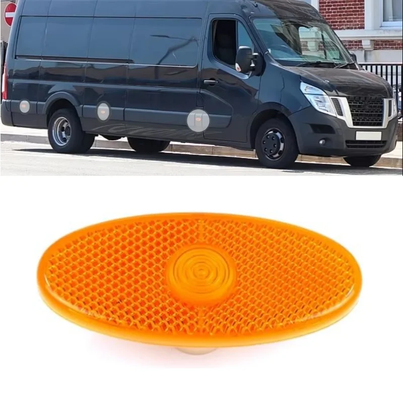 1pc Side Flasher Indicator Repeater Lamp Signal Amber Compatible with Renault Master MK3 Opel Movano B NV400 X62 261B00001R