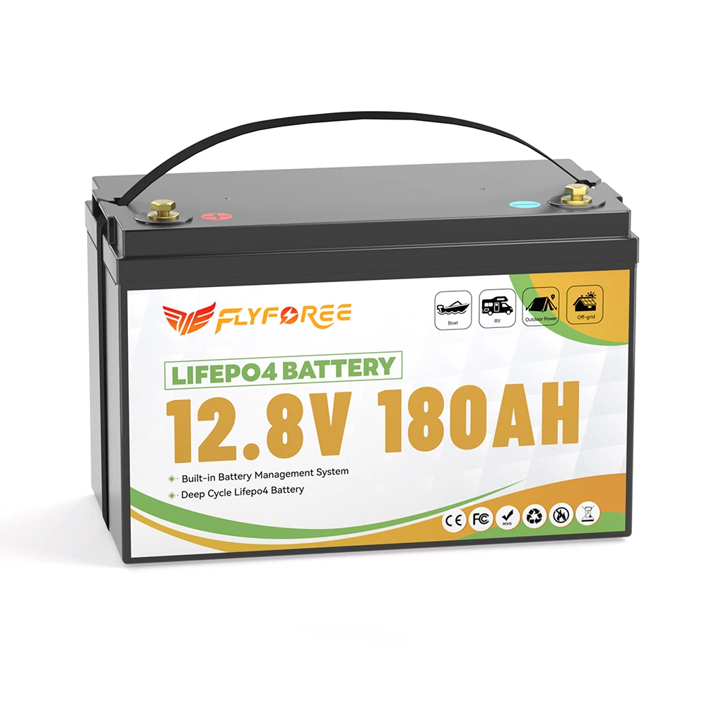 Best-sale 12V 100Ah 168Ah 180Ah 300Ah 330Ah LiFePO4 Iron Phosphate Energy Battery With Bluetooth BMS For RV Campers