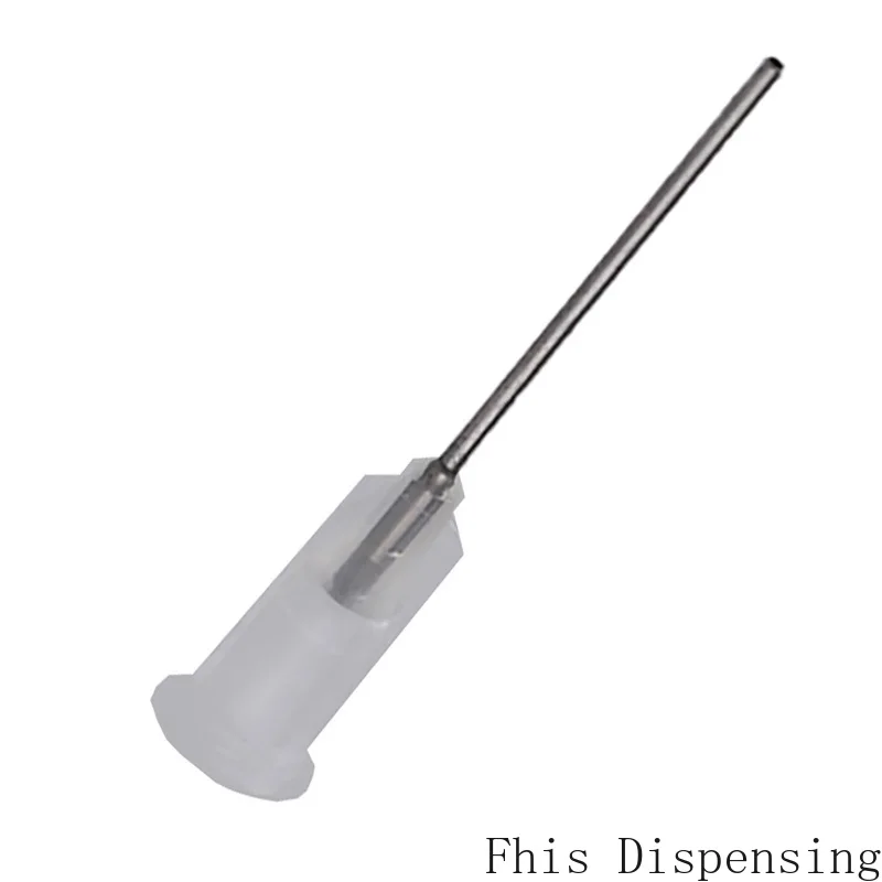 19G 1 Inch W/ISO Standard Precision Passivated S.S Dispense Tip with PP Safetylok Hub Glue Dispensing Needle Tips Pack of 1000
